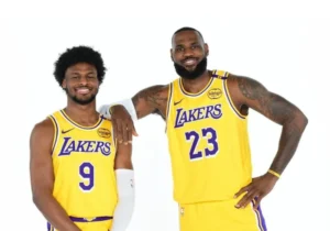 LeBron e Bronny James fazem história na NBA como dupla!